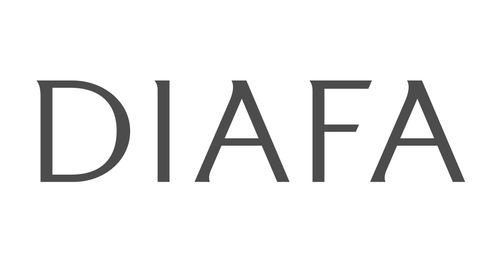 DIAFA Logo Grey text on white background.